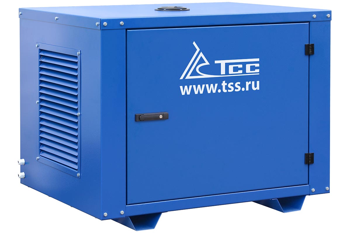 Бензогенератор 6 кВт TSS SGG 6000EHNA в кожухе МК