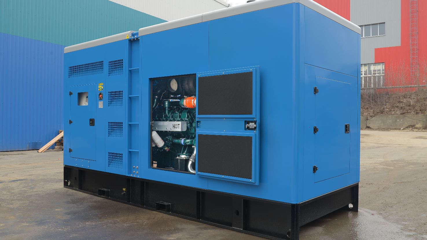 Дизель генератор 500 кВт для винодельческой промышленности