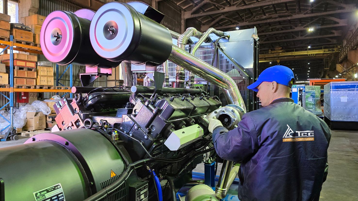 Поставка мощных ДГУ ТСС для крымского Торгово-развлекательного комплекса Меганом