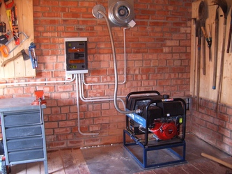 Система выхлопа для бытовых генераторов на даче