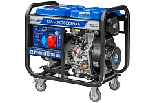 Дизель генератор TSS SDG 7500EH3A в кожухе 1200